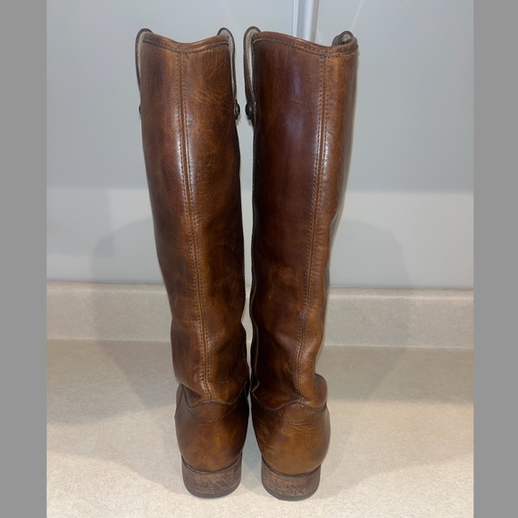 Frye Melissa Button Leather Tall Riding Boots - Picture 3 of 9